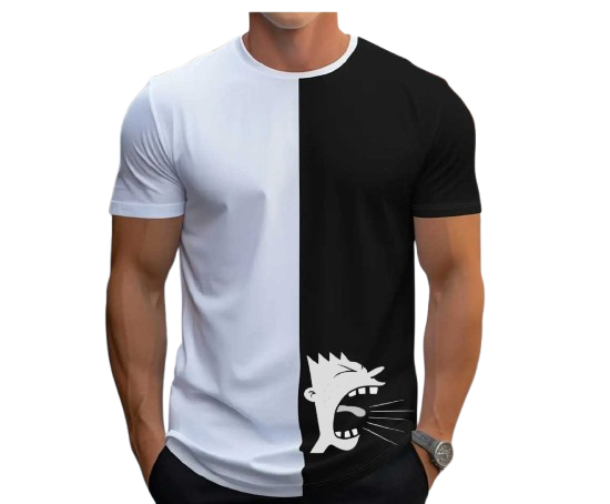 Camiseta Oficial  Branco e Preto 2